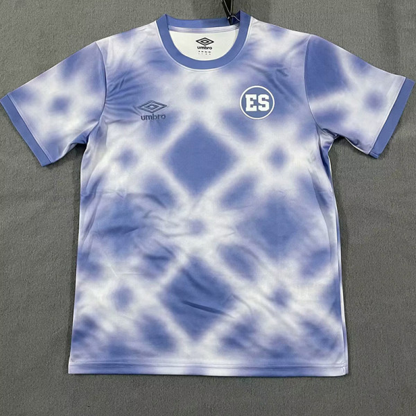 25/26 Salvador White Blue Edition Fans Soccer Jersey