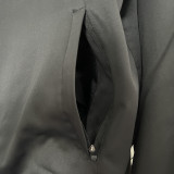 2024 New NK Black Windbreaker（连帽、背下小字）