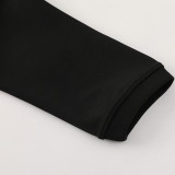 24/25  Germany Black White Jacket Tracksuit(02)