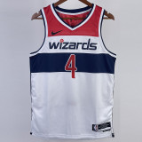 22/23 Wizards WESTBROOK #4 White Top Quality Hot Pressing NBA Jersey