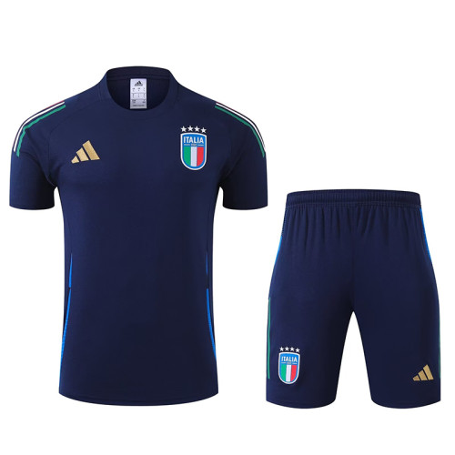 24/25 Italy Dark Blue Training Short Suit