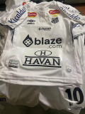 24/25 Santos FC Home  Kids Soccer Jersey(NEY MAR JR #10、Print all sponsors)