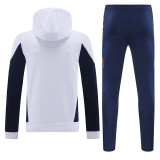 24/25 RMA White Hooded  Tracksuit(白色宝蓝裤）
