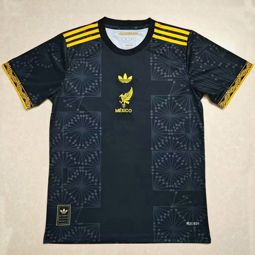 25/26 Mexico Black Gold Cup Digital Printing Plate  Fans Soccer Jersey黑金杯数码印版