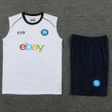 24/25 Napoli White Tank top and shorts suit