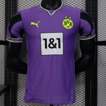 25/26 Dortmund Goalkeeper Purple Player Version Soccer Jersey 25/26 Dortmund Goalkeeper Purple Player Version Soccer Jersey