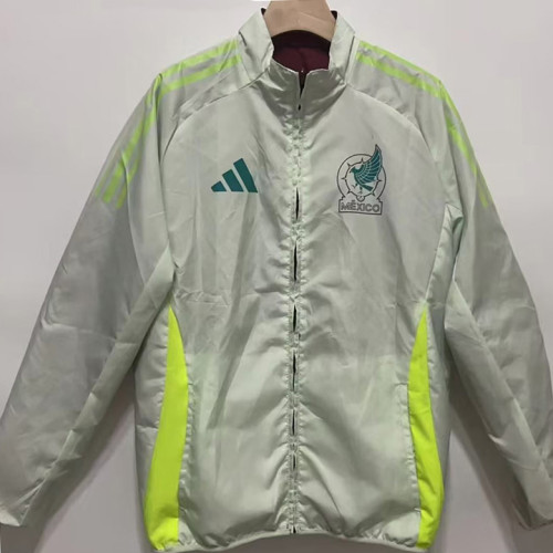 24/25 Mexico Brown & Light Green Double Sided Windbreaker (双面风衣)