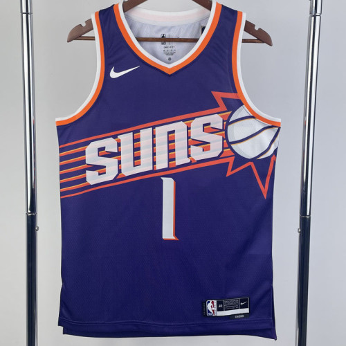23/24 SUNS BOOKER #1 Purple Top Quality Hot Pressing NBA Jersey