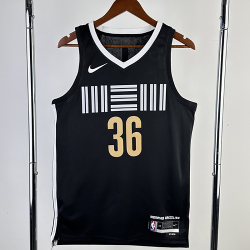 23/24 Grizzlies SMART #23 Black City Edition Top Quality Hot Pressing NBA Jersey