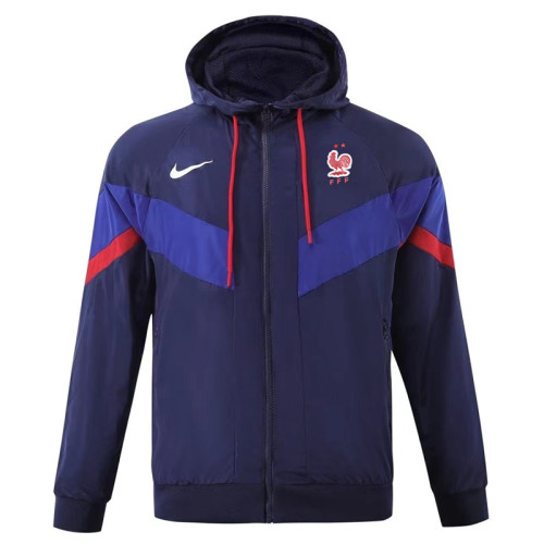 24/25 France Royal Blue Windbreaker