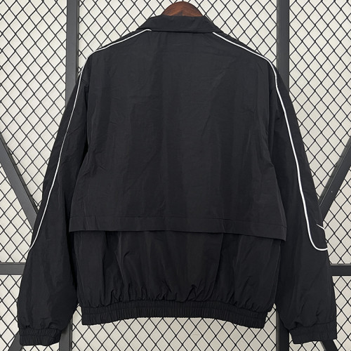 2024 New NK Black Windbreaker（黑色、白边线）