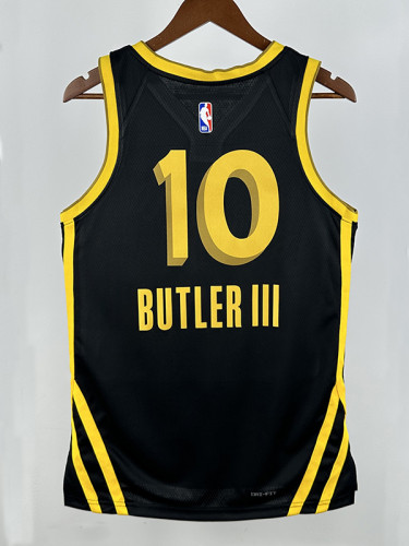 23/24 WARRIORS BUTLER III # 10 Black City Editionn Top Quality Hot Pressing NBA Jersey