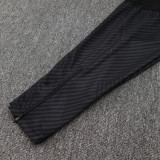 24/25  Corinthians Black Half Pull Tracksuit  (半拉链、B840)