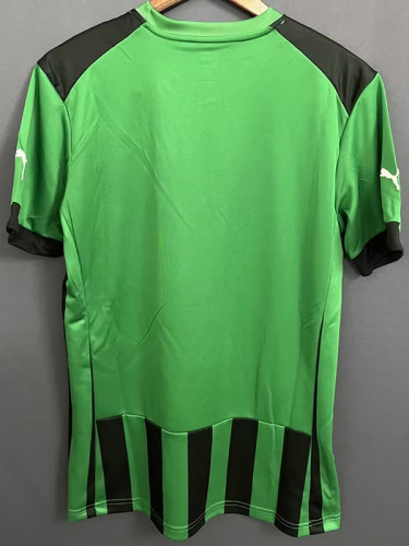 22/23 Sassuolo Home Green Black Fans Soccer Jersey