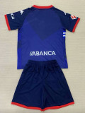 24/25 La Coruna Away Kids Soccer Jersey