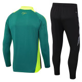 24/25  Algeria Green Half Pull Tracksuit  (半拉链)