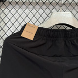 2025 D703 NK Black Casual shorts (白色NK英文）