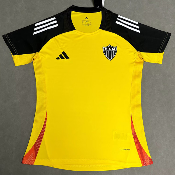 2025 Mineiro Yellow Women Training shirts(女)
