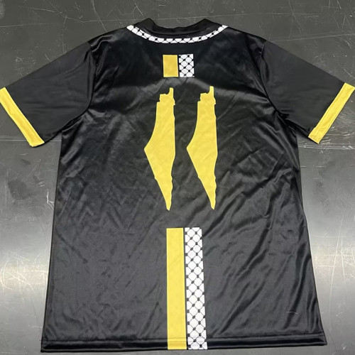 23/24 Palestino Deportivo Black Special Edition Fans Soccer Jersey