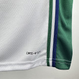 75th Anniversary Dallas Mavericks LRVING #11 White Top Quality Hot Pressing City Edition NBA Jersey（城市版）