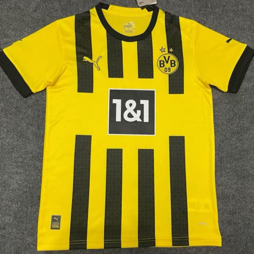 22/23 Dortmund Yellow&Black Stripe Special Edition Fans Soccer Jersey