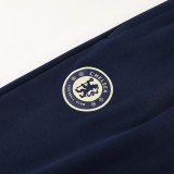 24/25 CHE Royal Blue Hooded Jacket Tracksuit#01
