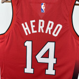 24/25 HEAT HERRO # 14 Red Top Quality Hot Pressing Retro NBA Jersey