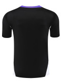 24/25 RMA  Black(Purple Shoulders) Training Shirts(黑色紫肩）