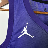 23/24 KINGS LAVINT # 8  Blue Flying Man  Top Quality Hot Pressing  Retro NBA Jersey