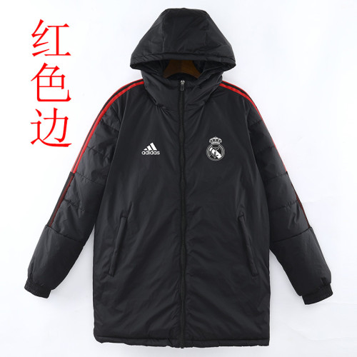 22/23 RMA Black Hooded Cotton Coat Red Edge (红色边) 棉衣