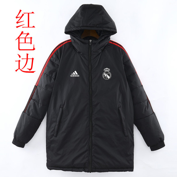22/23 RMA Black Hooded Cotton Coat Red Edge (红色边) 棉衣