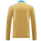 24/25 Argentina Mud Yellow  Half Pull Tracksuit (半拉链、泥黄色）