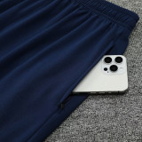 24/25 Marseille White& Blue pants Half Pull Tracksuit  (半拉链、宝蓝裤)