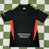 24/25 Como Black Goalkeeper Fans Soccer Jersey