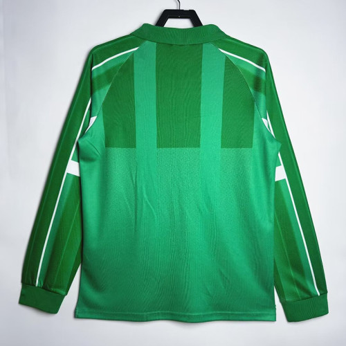 1997/1999 TOT Green Goalkeeper  Long Sleeve Retro Soccer Jersey(长袖）