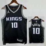 22/23 Kings DeROZAN #10 Black Flying Man Top Quality Hot Pressing NBA Jersey飞人版