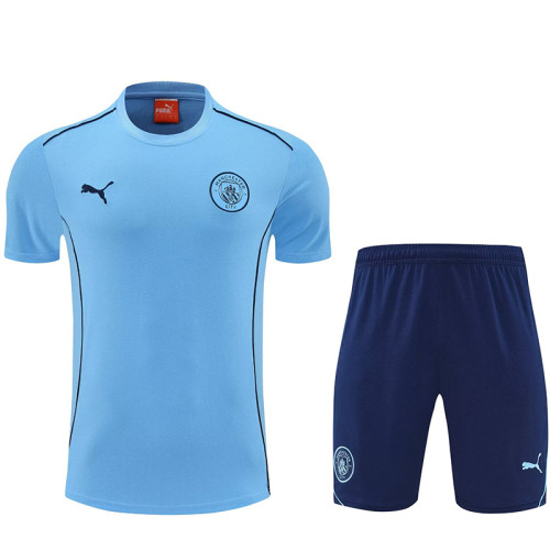 25/26 Man City Sky Training Short Suit