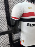 25/26 Sao Paulo  Home Player Version Soccer Jersey(胸前SUPERBET)