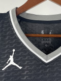 22/23 Kings WILLIAMS #55 Black Top Quality Hot Pressing NBA Jersey (Trapeze Edition)飞人版