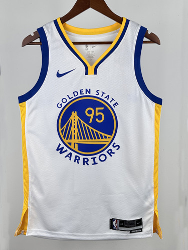 22/23 WARRIORS ANDERSON # 95 White Top Quality Hot Pressing NBA Jersey(V领)