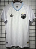 25/26 Santos FC Home Fans Soccer Jersey(Print All Sponsor)(新全广告、背上NVA~SRTE)