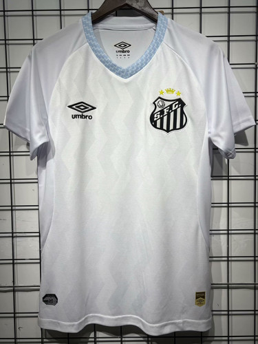 25/26 Santos FC Home Fans Soccer Jersey(Print All Sponsor)(新全广告、背上NVA~SRTE)
