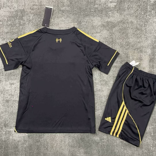 25/26  LIV  Black Gold  Kids  Soccer Jersey