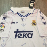 1994/1996 RMA White Retro Soccer Jersey