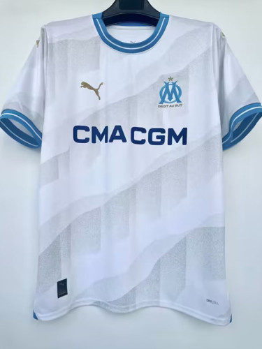 23/24 Marseille Home 1:1 Fans Soccer Jersey