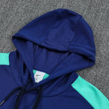 24/25 Brazil Blue Hooded  Tracksuit