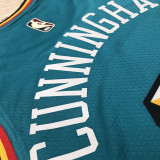 22/23 Pistons CUNNINGHAM #2 Blue Top Quality Hot Pressing NBA Jersey (Retro Logo)