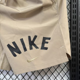 2025 D703 NK Khaki Casual shorts (黑色NK英文）