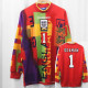1996 England Red Goalkeeper Long Sleeve (David Seaman) Retro Soccer Jersey(长袖、包印字）