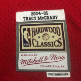04/05 ROCKRTS McGRADY #1 Red Retro Top Quality Hot Pressing NBA Jersey